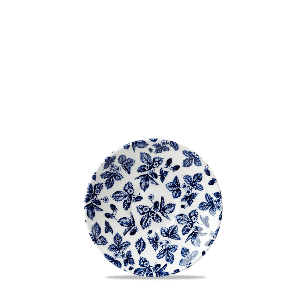 Blue Bramble  Georgian Tea Saucer  Box 12