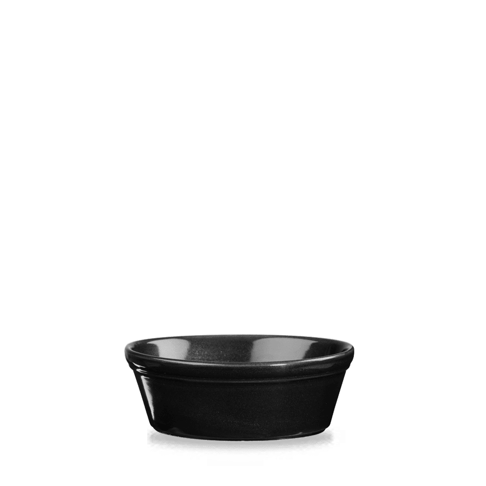 Oynx Black  Oval Pie Dish 6"X4.75" Box 12