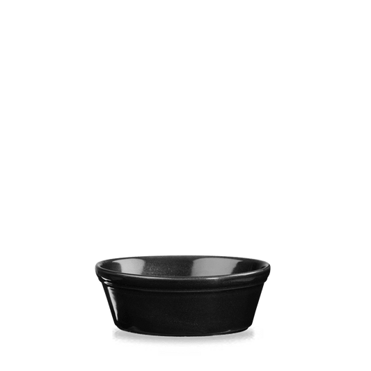 Oynx Black Oval Pie Dish 6"X4.75" Box of 12 (3-5 Working Days Delivery)