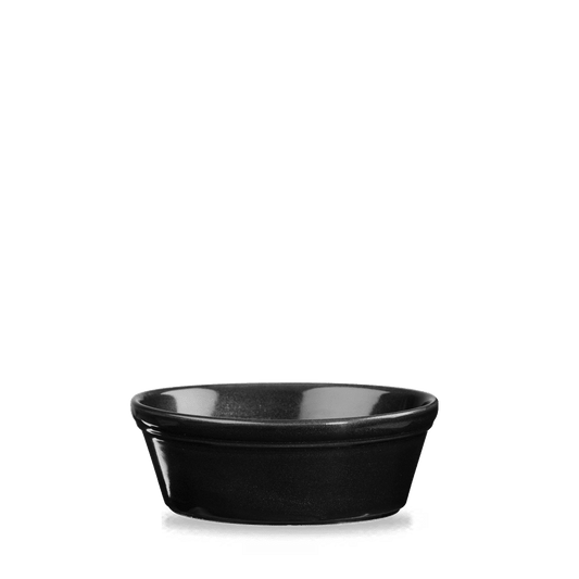 Oynx Black Round Pie Dish 5.25" Box of 12 (3-5 Working Days Delivery)