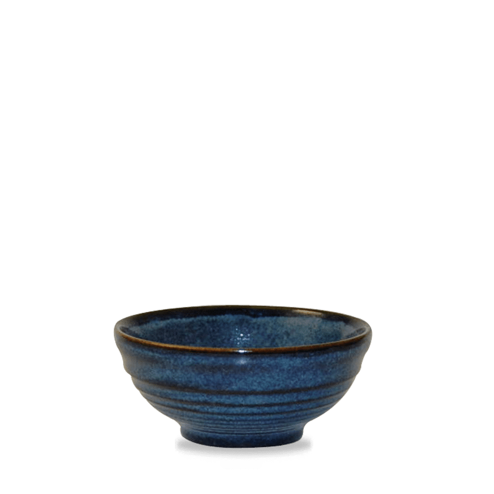 Sapphire Blue Ripple Snack Bowl 10Oz Box 12