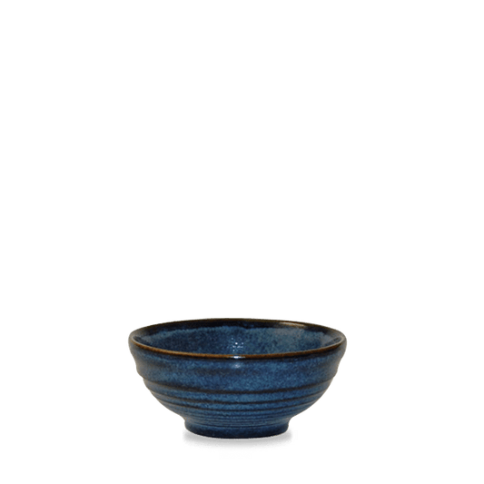 Sapphire Blue Ripple Snack Bowl 6Oz Box of 12 (3-5 Working Days Delivery)