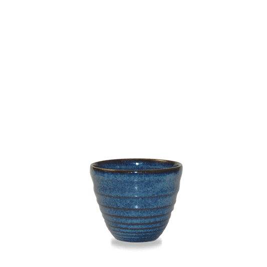 Sapphire Blue Ripple Dipper Pot 4Oz Box of 12 (3-5 Working Days Delivery)