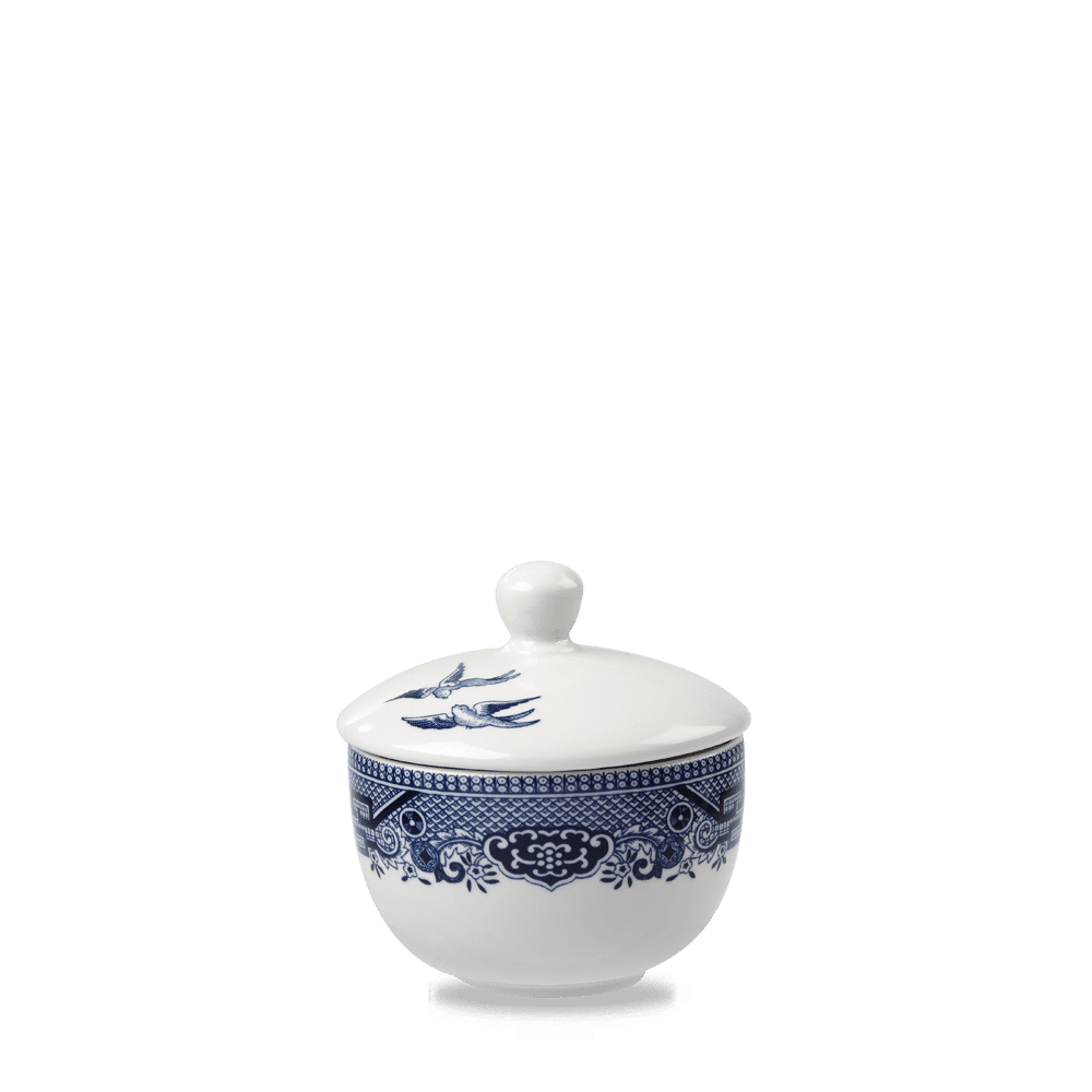 Blue Willow Sandringham Sugar Bowl  Box 12