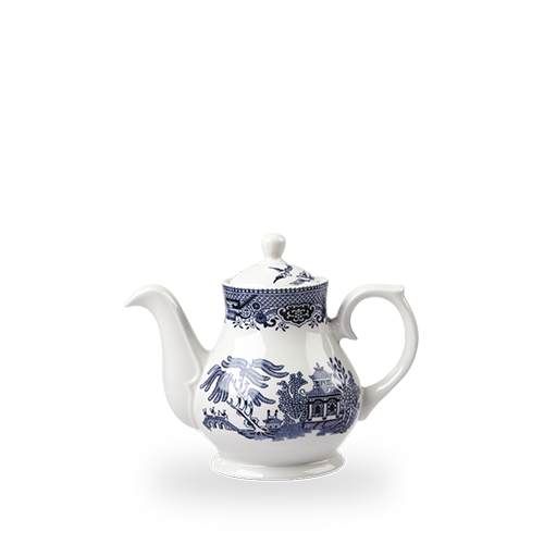 Blue Willow Sandringham Tea/Coffee Pot 42.6Cl Box 4