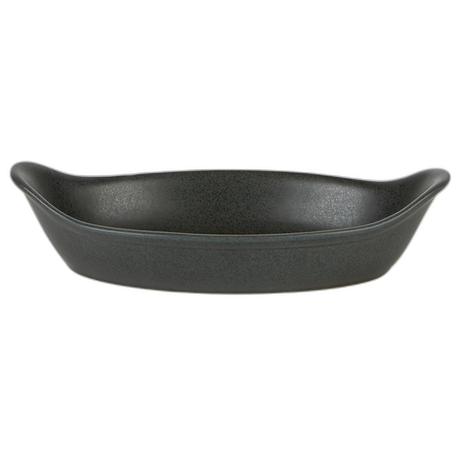 Rustico Carbon Oval Eared Dish 25cm Box of 12