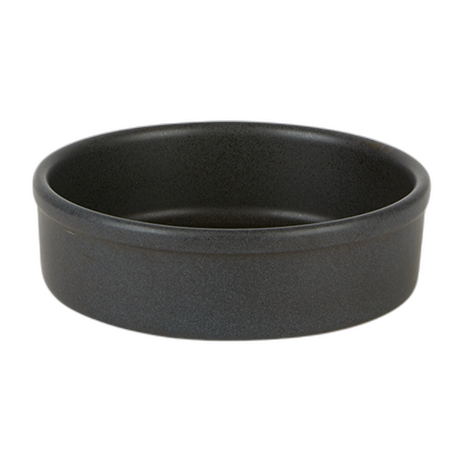 Rustico Carbon Round Tapas Dish 10cm Box of 12