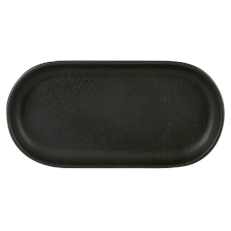 Rustico Carbon Oval Tray 30x 15cm Box of 6