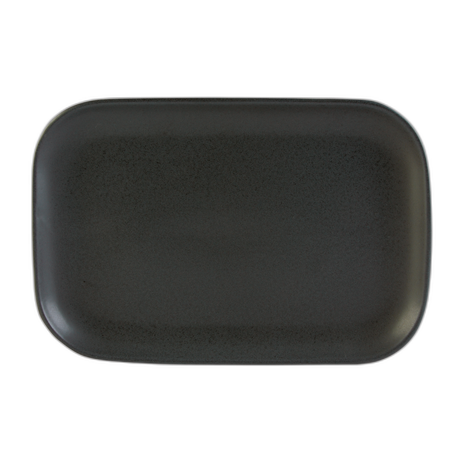 Rustico Carbon Rectangular Plate 34.5 x 23.5cm Box of 6