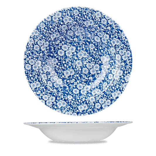 Victorian Calico Prague Profile Rimmed Soup 9.75" Box of 6 (3-5 Working Days Delivery)