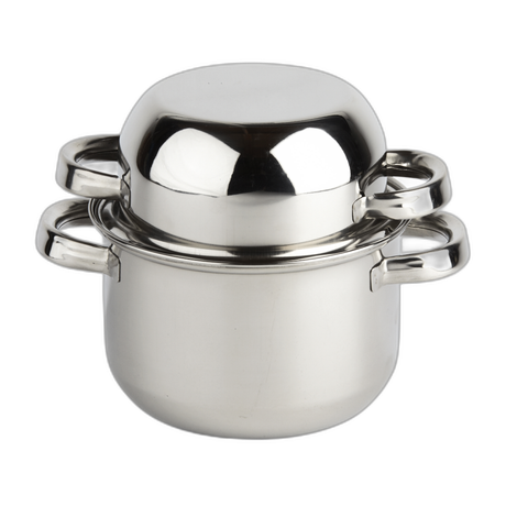 Mussel Pot with Lid 20cm / 8" Box of 12