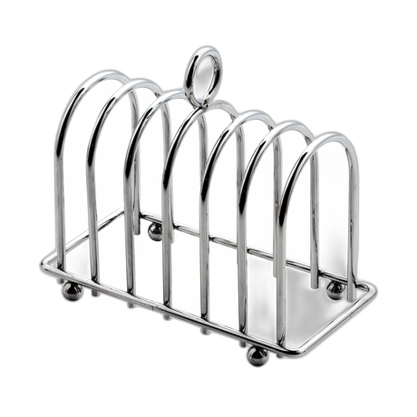 6 Slice Chrome Toast Rack Box of 12