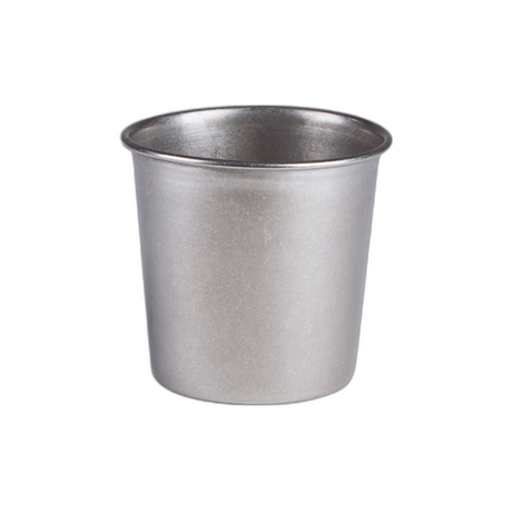 Antique Steel Chip Cup 85mm Box of 12