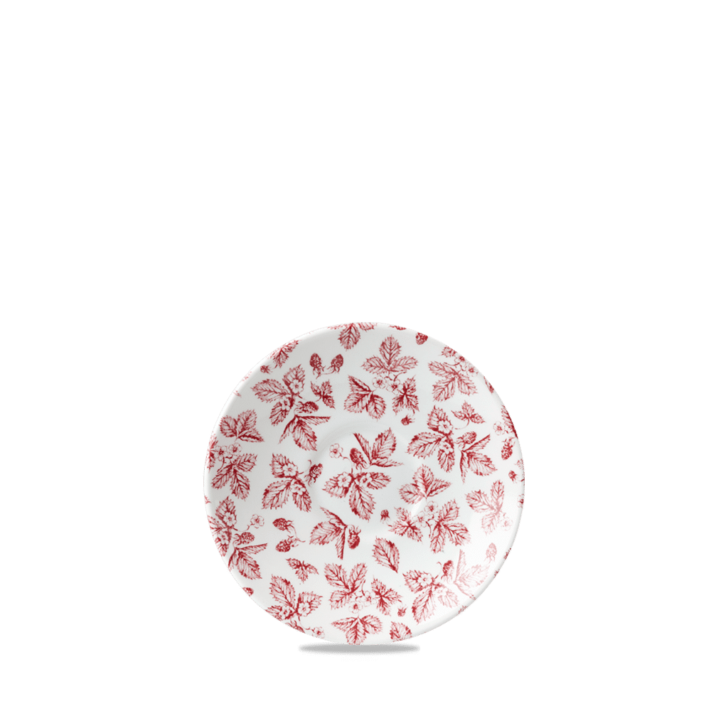 Cranberry Bramble  Georgian Tea Saucer  Box 12