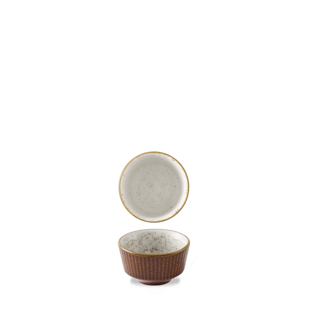 Cinnamon Brown Barley White  Kochi Dip Pot 4Oz Box 12