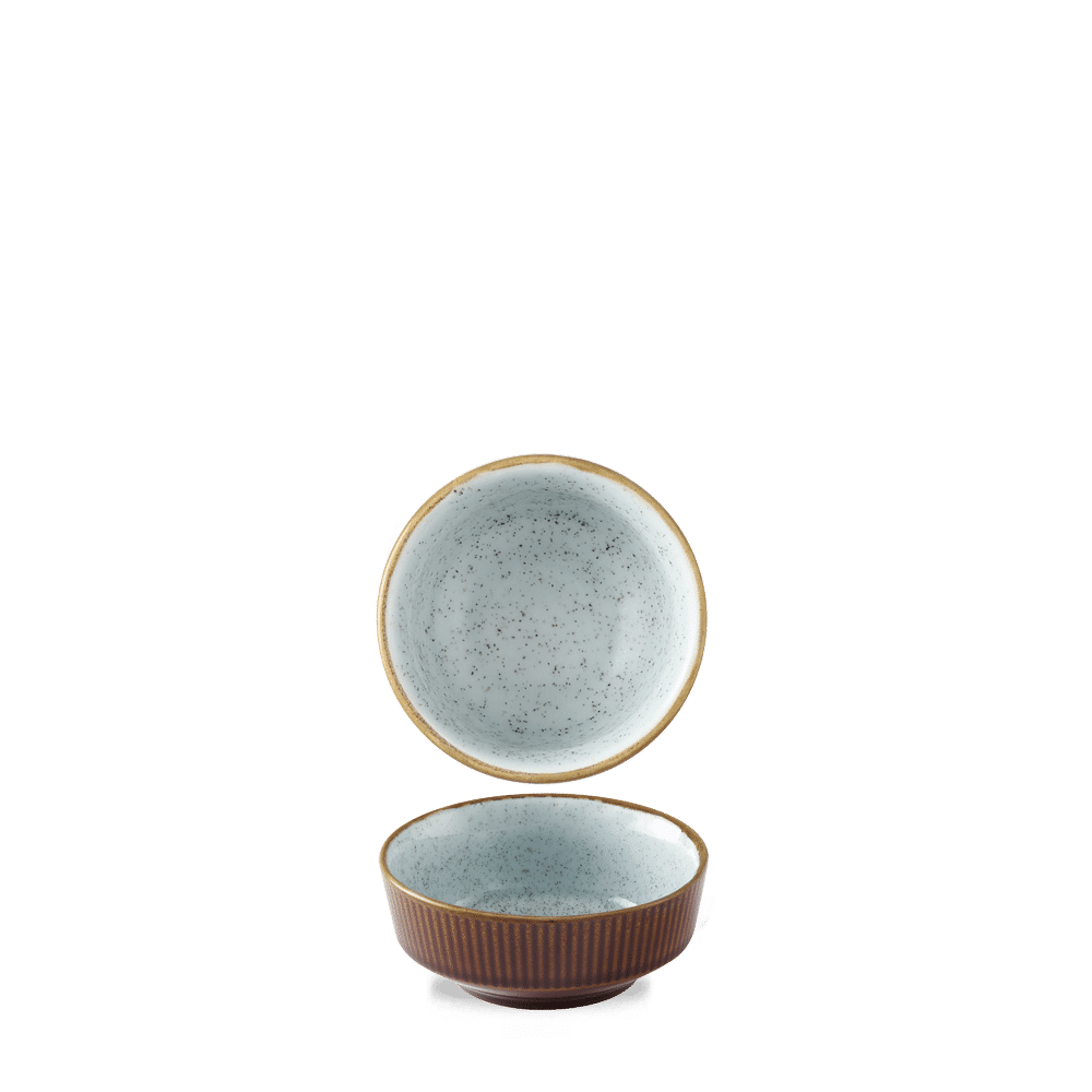 Cinnamon Brown Duck Egg  Kochi Shallow Bowl 9Oz Box 12