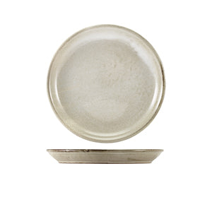 Terra Porcelain Grey Coupe Plate 19cm - Pack of 6