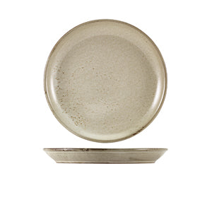 Terra Porcelain Grey Coupe Plate 24cm - Pack of 6
