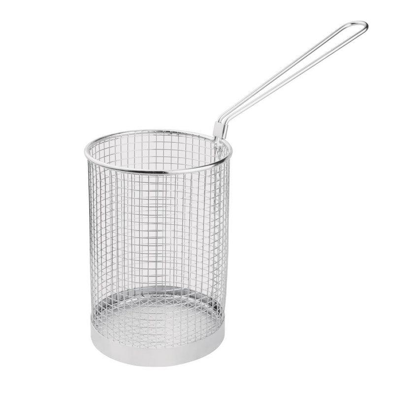 Vogue Stainless Steel Spaghetti Basket 12cm - Size:12cm. Material: Stainless steel.