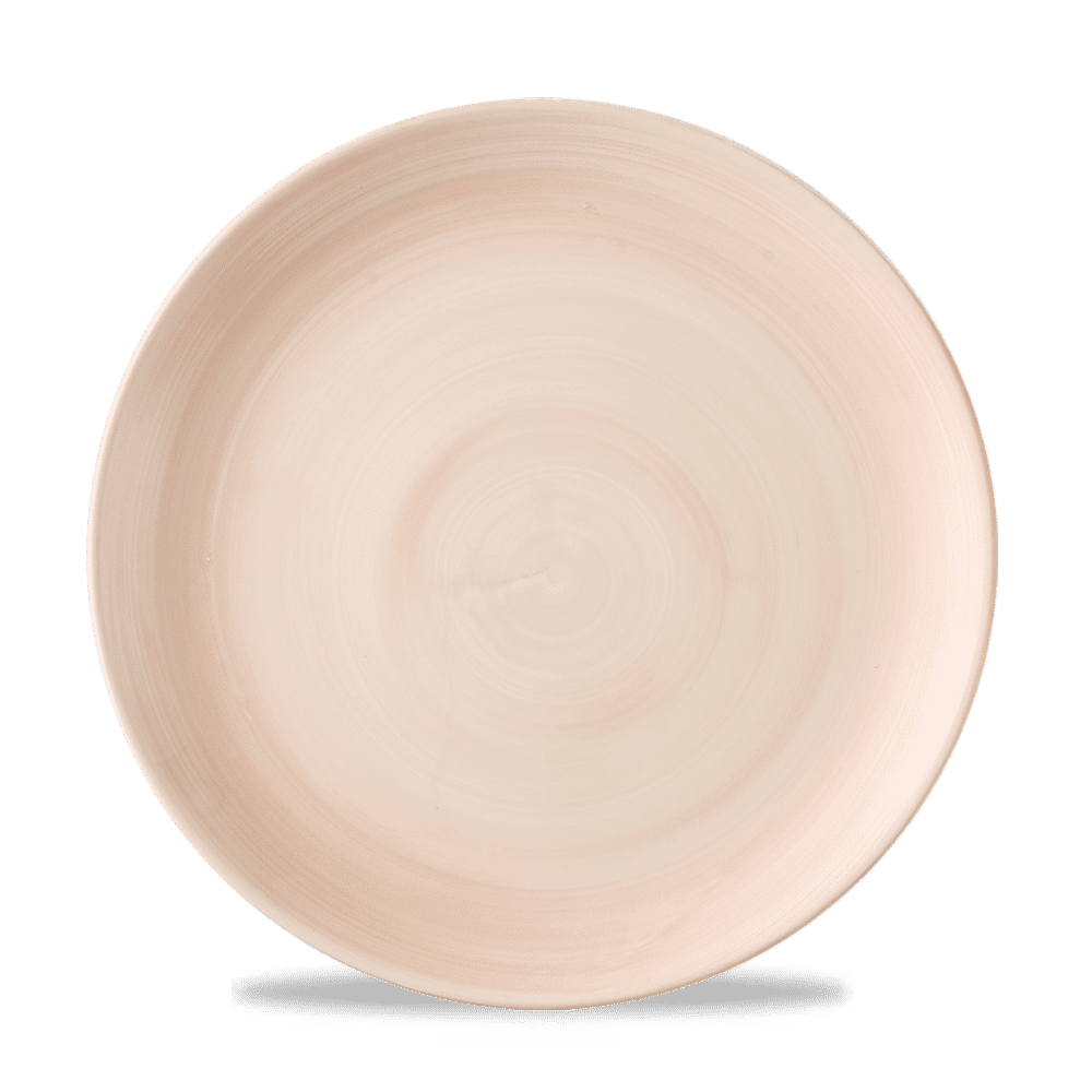 Stonecast Canvas Coral Evolve Coupe Plate 10.25" Box 12