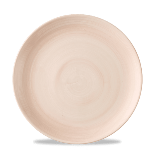 Stonecast Canvas Coral Evolve Coupe Plate 10.25" Box of 12 (3-5 Working Days Delivery)