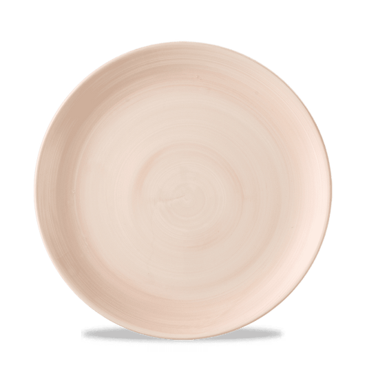 Stonecast Canvas Coral Evolve Coupe Plate 8.67" Box of 12 (3-5 Working Days Delivery)
