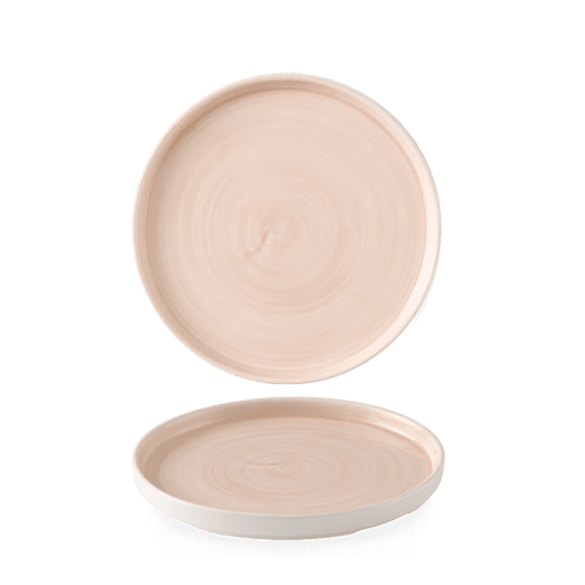 Stonecast Canvas Coral Walled Plate 6.3" Box of 6 (3-5 Working Days Delivery)