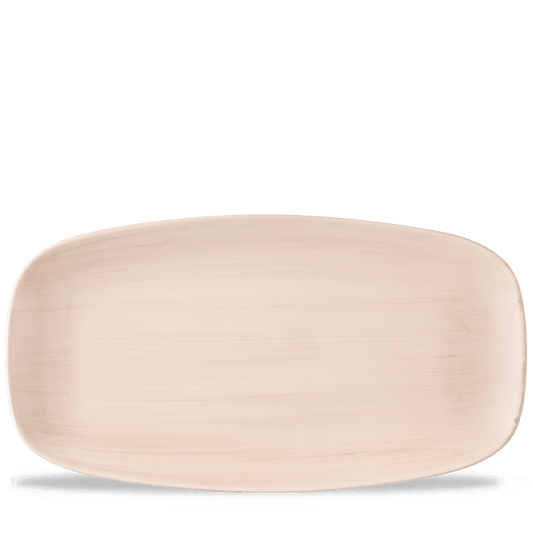 Stonecast Canvas Coral Chefs Oblong Plate 13 7/8X7 3/8" Box of 6 (3-5 Working Days Delivery)
