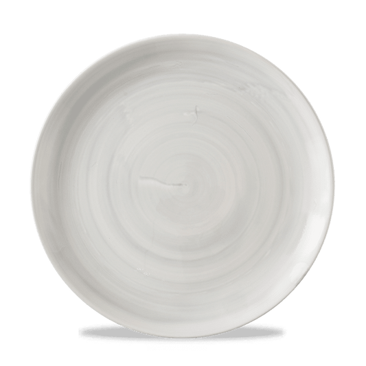 Stonecast Canvas Grey Evolve Coupe Plate 10.25" Box of 12 (3-5 Working Days Delivery)