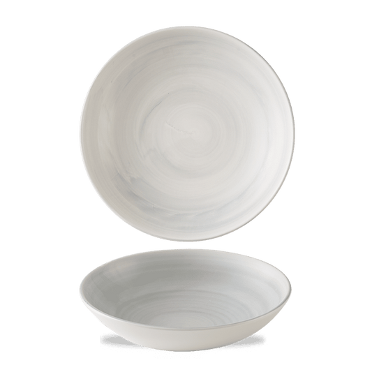 Stonecast Canvas Grey Coupe Bowl 7.25" Box of 12 (3-5 Working Days Delivery)