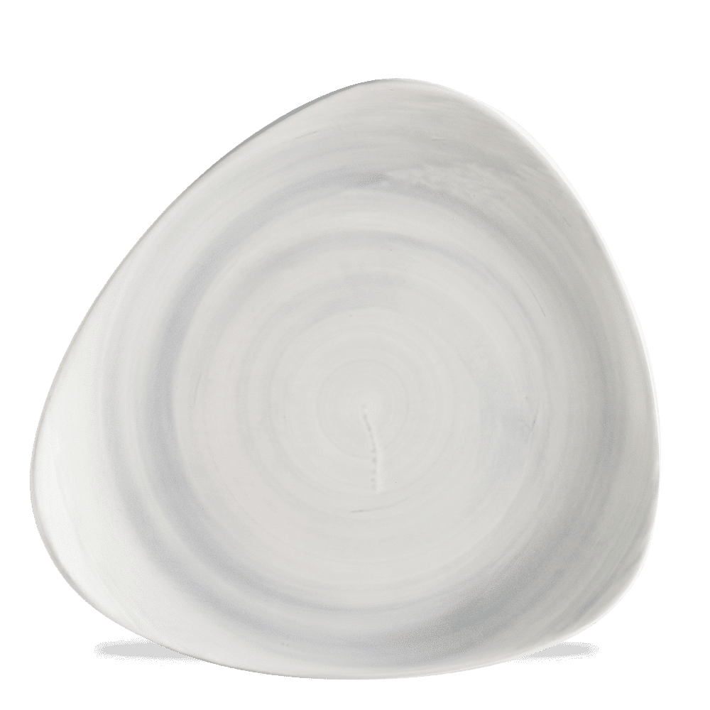 Stonecast Canvas Grey Lotus Plate 11 1/4" Box 12