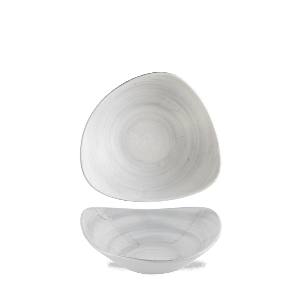 Stonecast Canvas Grey Lotus Bowl 7" Box 12