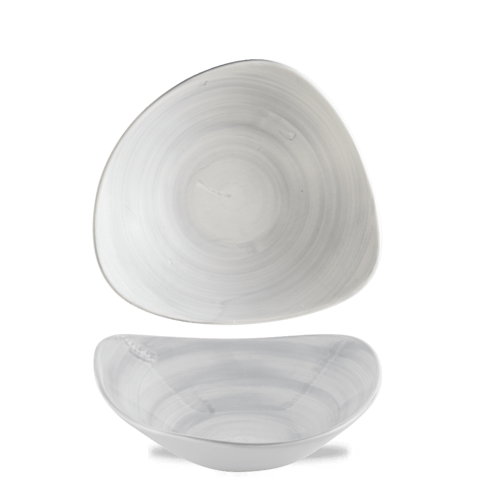 Stonecast Canvas Grey Lotus Bowl 9" Box 12