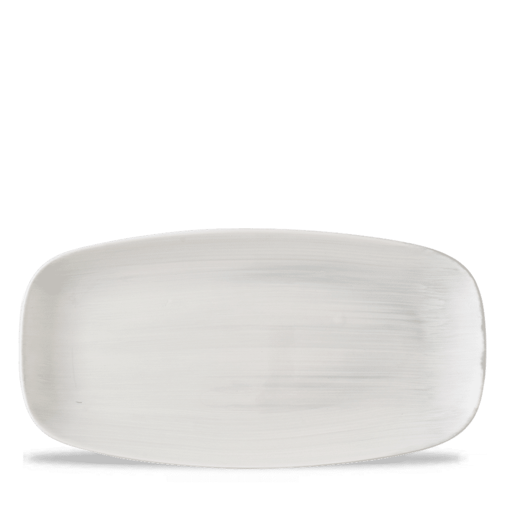 Stonecast Canvas Grey  Chefs Oblong Plate 11 3/4X6" Box 12