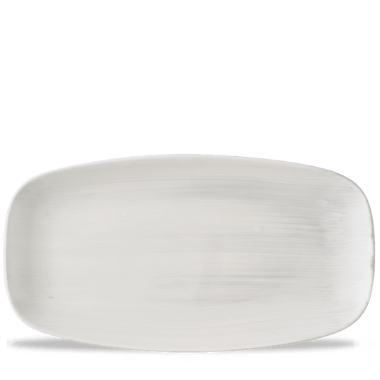 Stonecast Canvas Grey Chefs Oblong Plate 13 7/8X7 3/8" Box of 6 (3-5 Working Days Delivery)