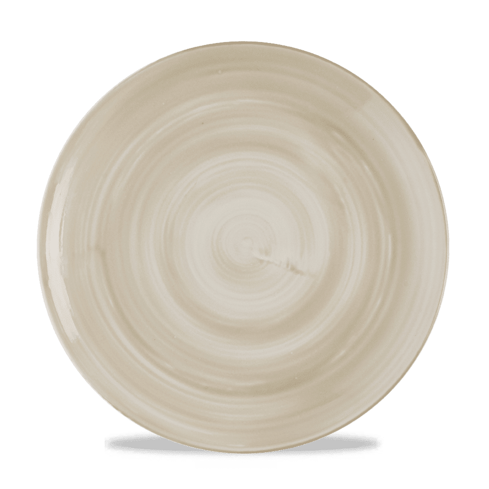 Stonecast Canvas Natural Evolve Coupe Plate 10.25" Box 12