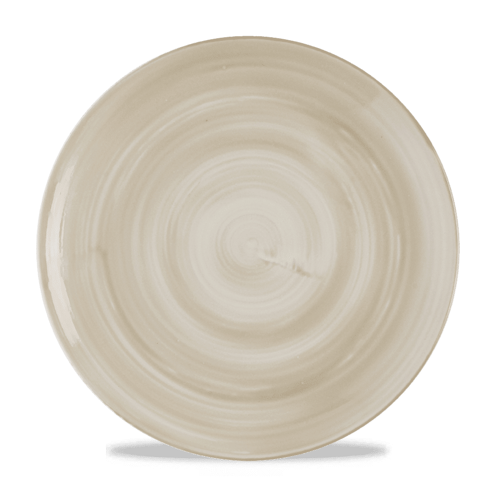 Stonecast Canvas Natural Evolve Coupe Plate 11.25" Box 12