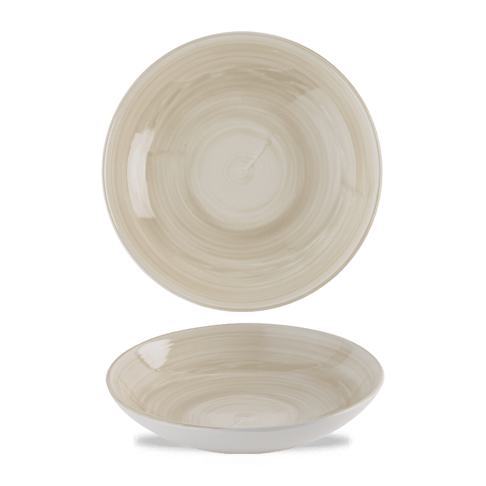 Stonecast Canvas Natural  Coupe Bowl 7.25" Box 12