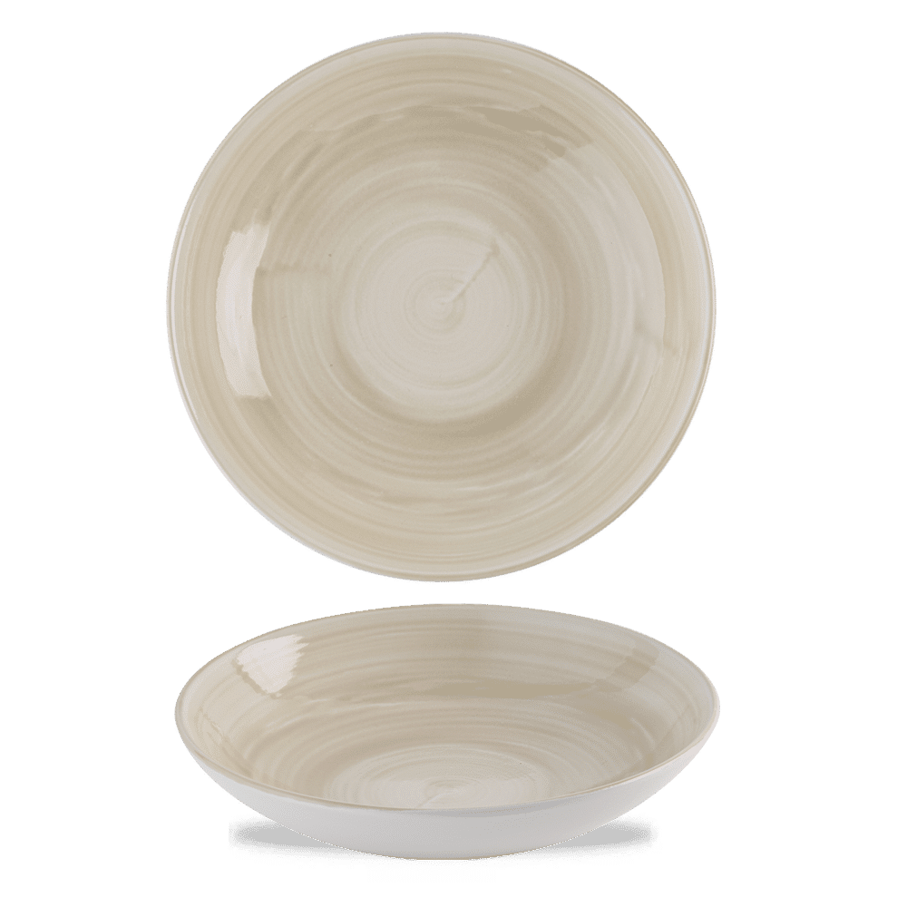 Stonecast Canvas Natural Evolve Coupe Bowl 9.75" Box 12