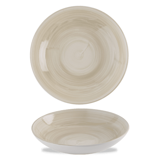 Stonecast Canvas Natural Evolve Coupe Bowl 9.75" Box of 12 (3-5 Working Days Delivery)