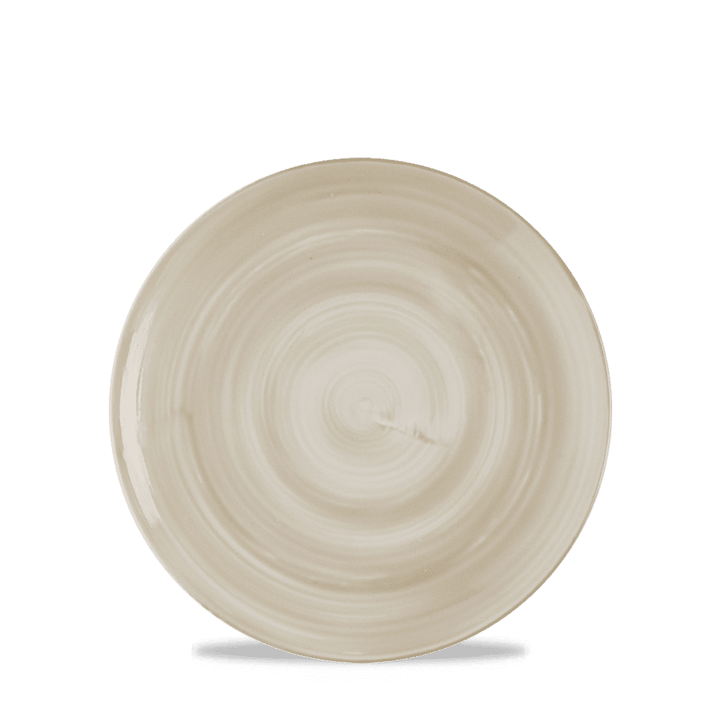 Stonecast Canvas Natural Evolve Coupe Plate 6.5" Box 12