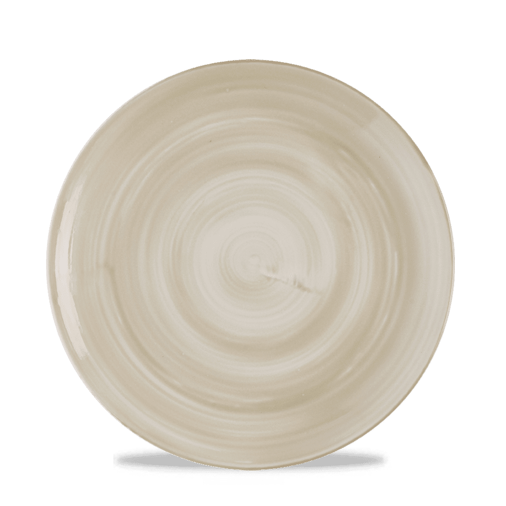 Stonecast Canvas Natural Evolve Coupe Plate 8.67" Box 12