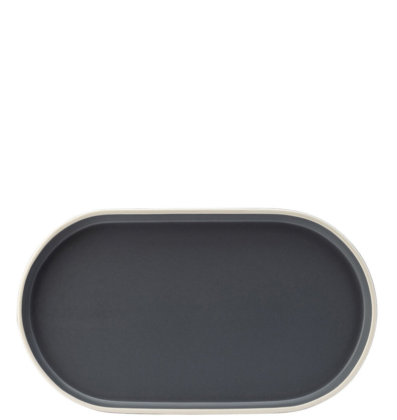 Forma Charcoal Platter 31 x 17.5cm Box of 6