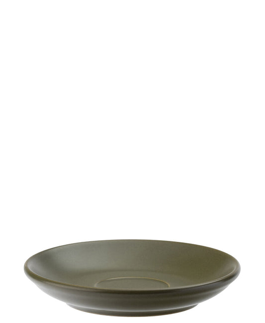 Barista Espresso Matt Olive Saucer 4.75" (12cm) - Box of Box of 12