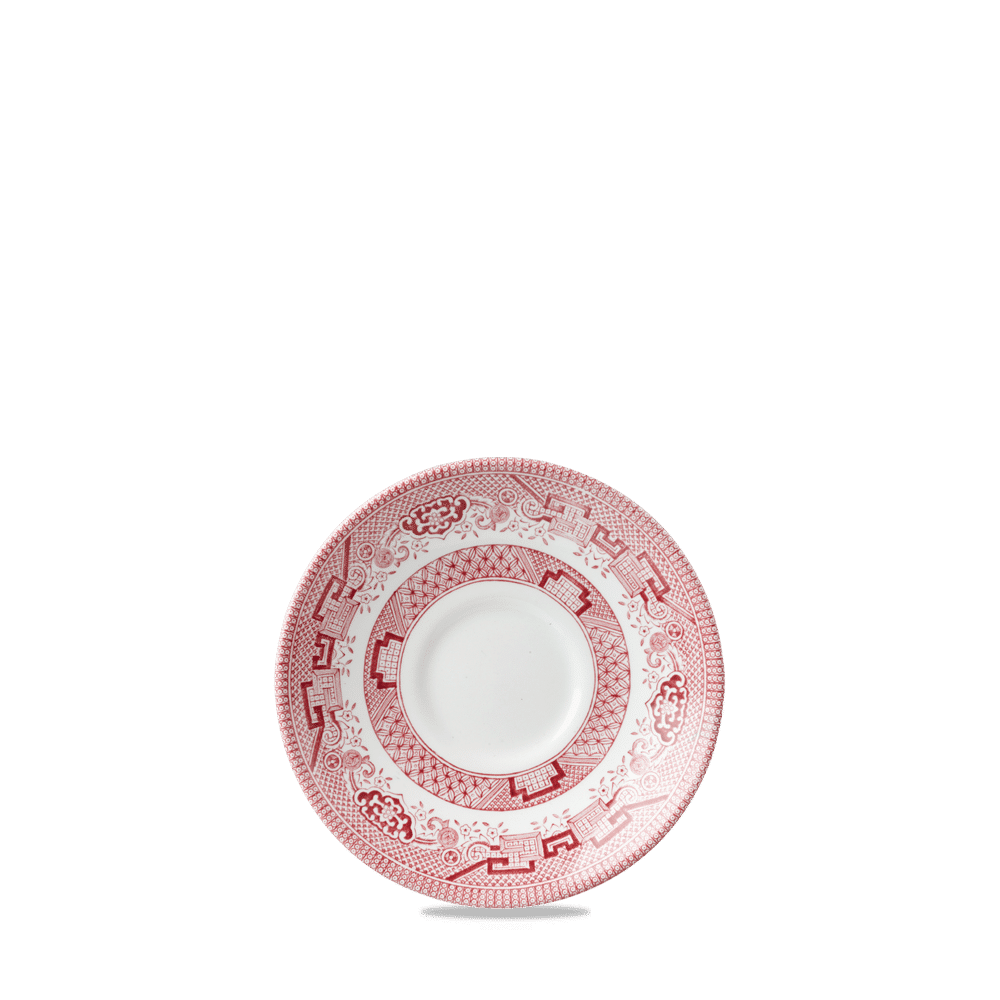 Cranberry Willow  Georgian Tea Saucer  Box 12
