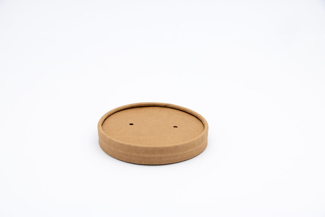 6/8/12/16oz Kraft Paper Lid Pack of 500