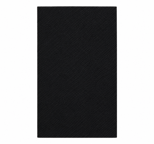 Fiesta Recyclable Premium Tablin Dinner Napkin Black 40x40cm Airlaid 1/8 Fold (500 Pack)