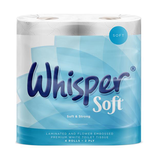 2ply Whisper Soft Luxury Toilet Roll Pack of 40
