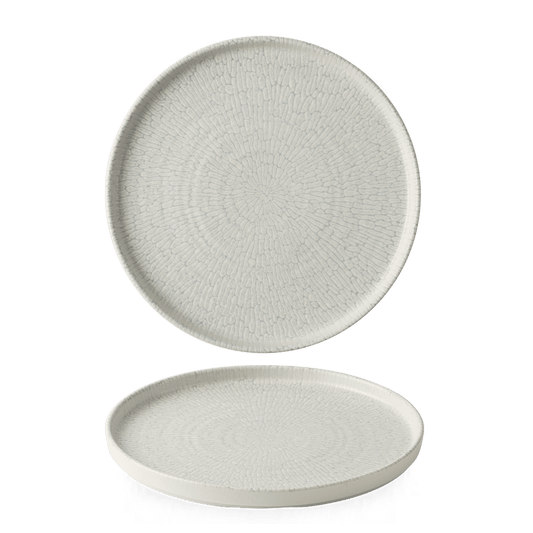 Delta Grey Walled Plate 10 1/4" Box of 6 (3-5 Working Days Delivery)