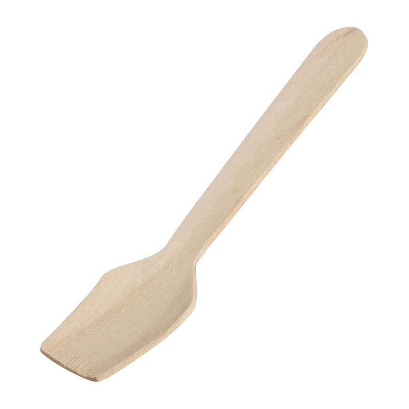 Fiesta Compostable Wooden Ice Cream Spoons (Pack of 100)